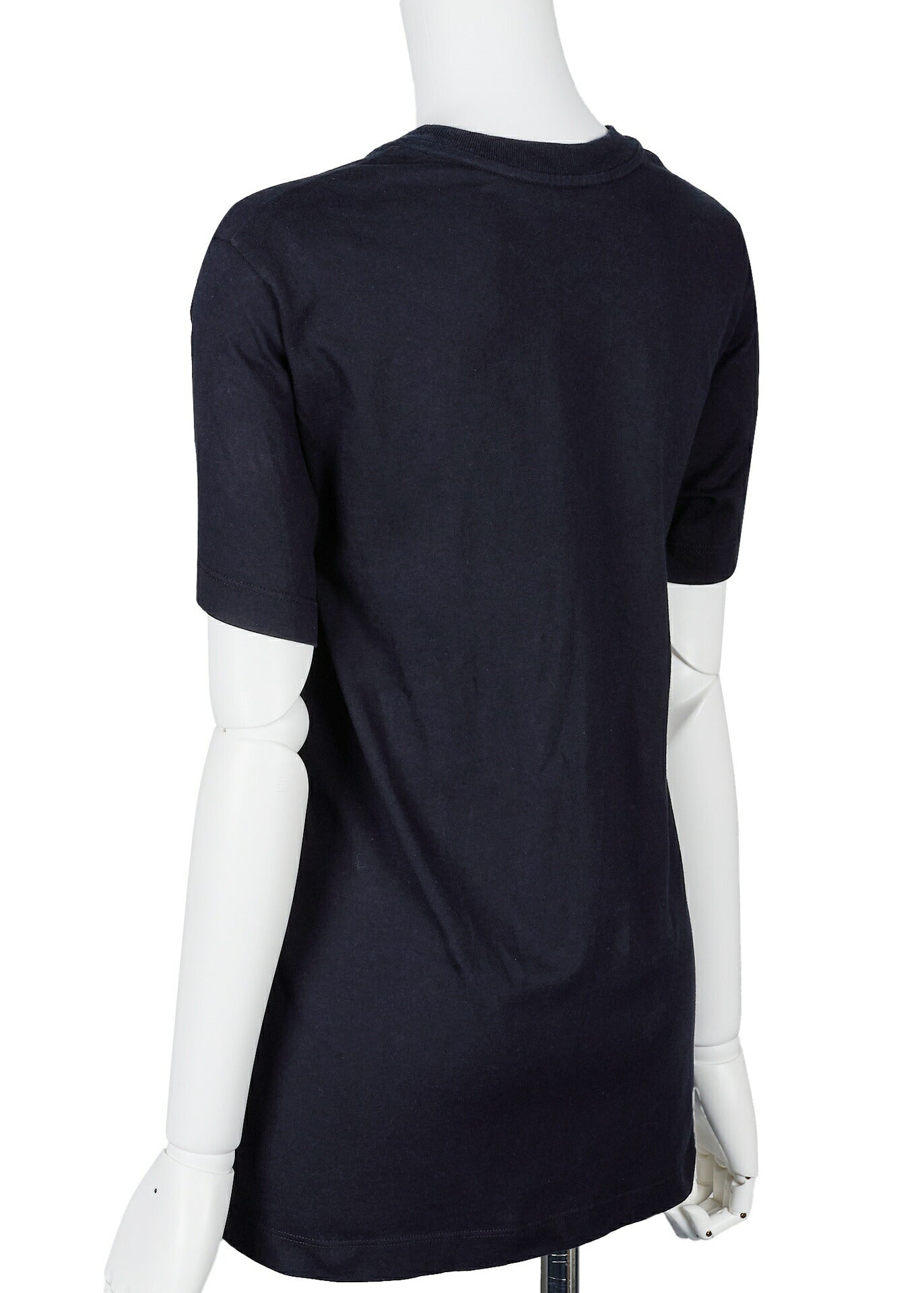 Louis Vuitton T-Shirt, Chain Detail, Cut-and-Sew, Cotton, Black, Silver-Tone Hardware, Pre-Owned - Vintage La Charme