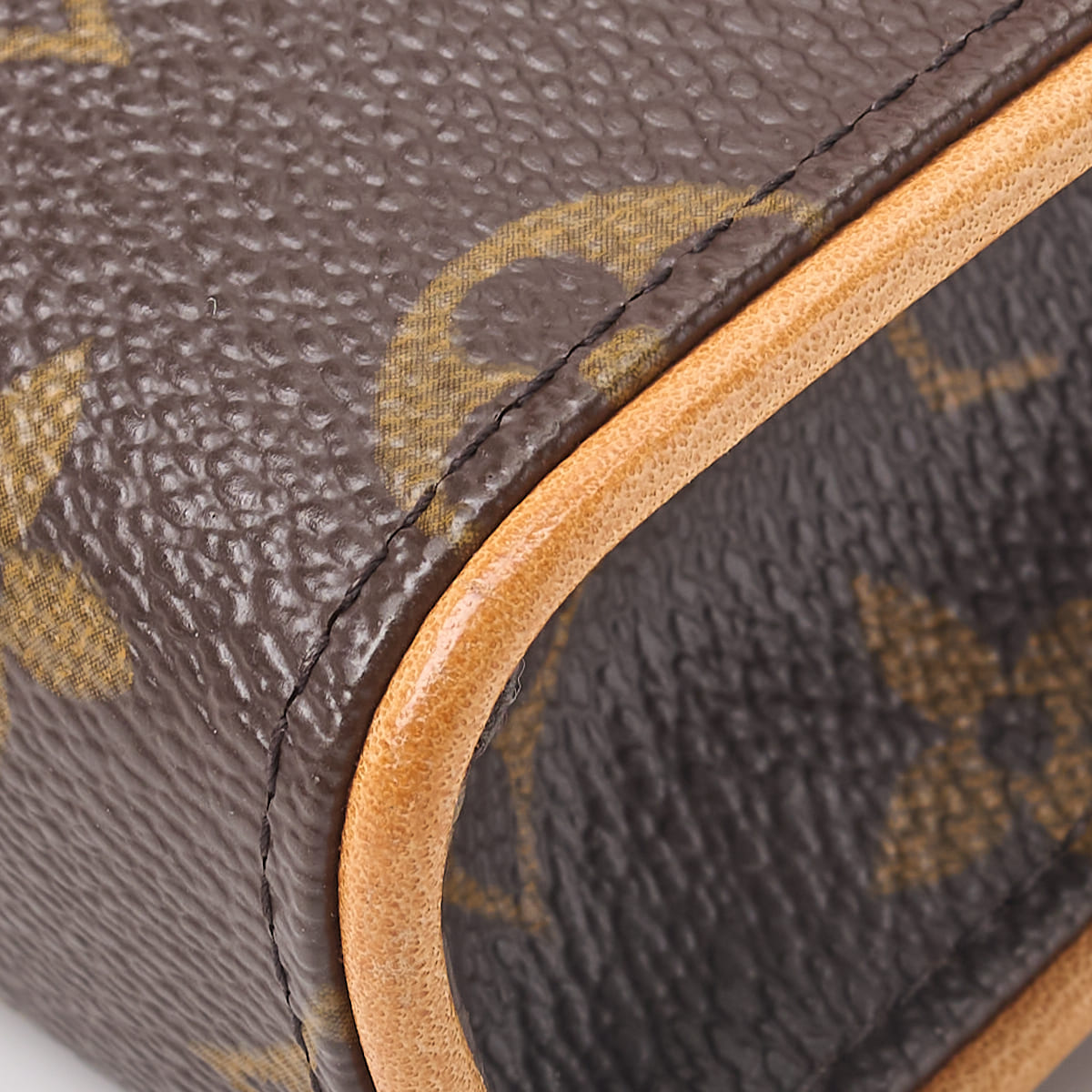 Louis Vuitton Shoulder Bag, Florentine, Monogram, Canvas, Brown, Gold-Tone Hardware, Pre-Owned - Vintage La Charme