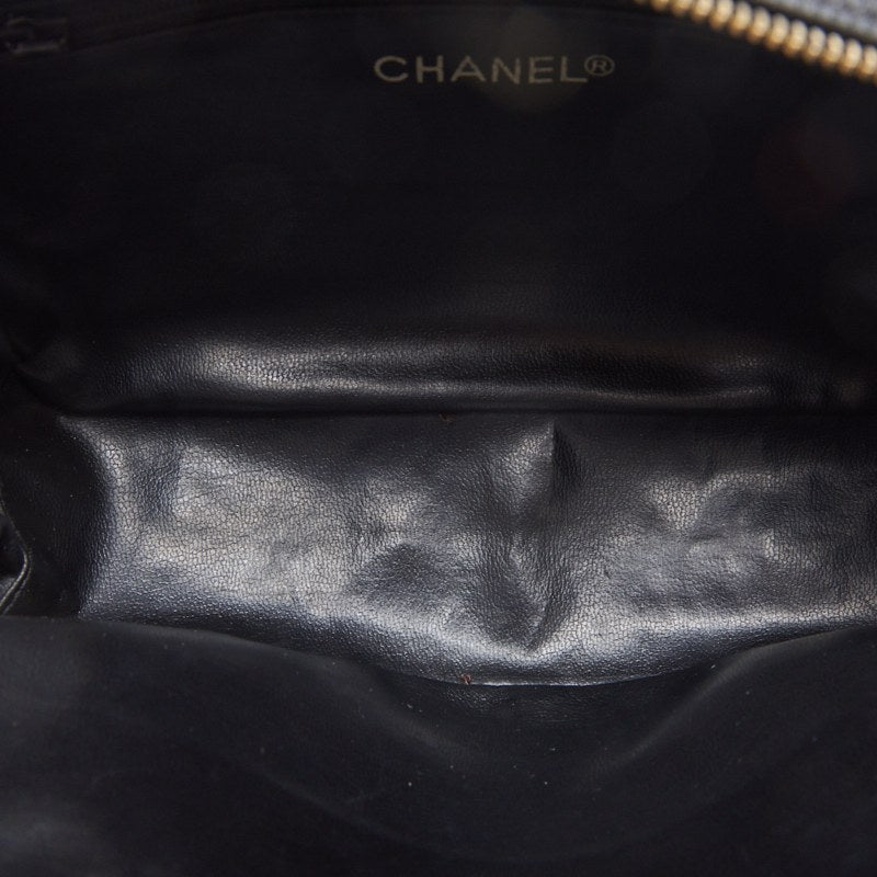 CHANEL Handbag, Bicorolle with Coco Charm, Fan Shape Chain, Lambskin, Black, Gold-Tone Hardware, Pre-Owned - Vintage La Charme