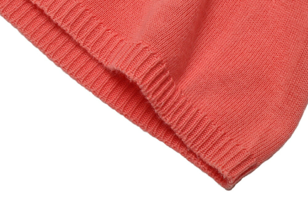 CHANEL T-Shirt, Logo Mark, Knit, Cotton, Salmon Pink, Gold-Tone Hardware, Pre-Owned - Vintage La Charme