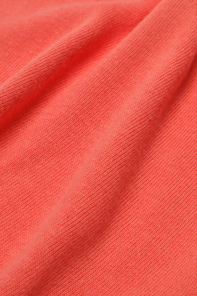CHANEL T-Shirt, Logo Mark, Knit, Cotton, Salmon Pink, Gold-Tone Hardware, Pre-Owned - Vintage La Charme
