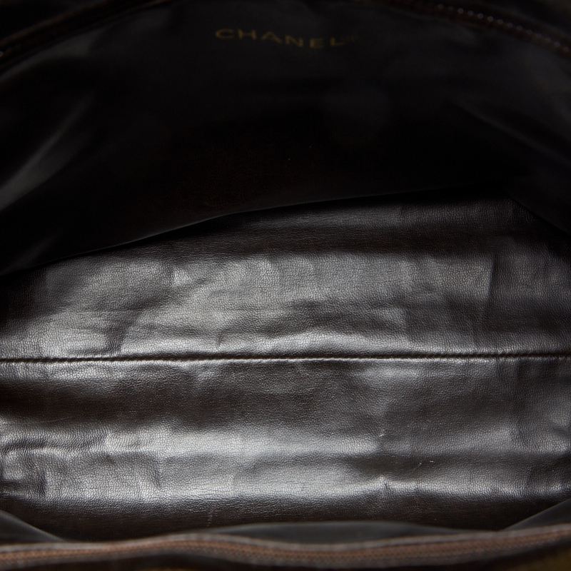 CHANEL Shoulder Bag, Outside Flap, Double Chain, Caviar Skin, Khaki, Gold-Tone Hardware, Pre-Owned - Vintage La Charme