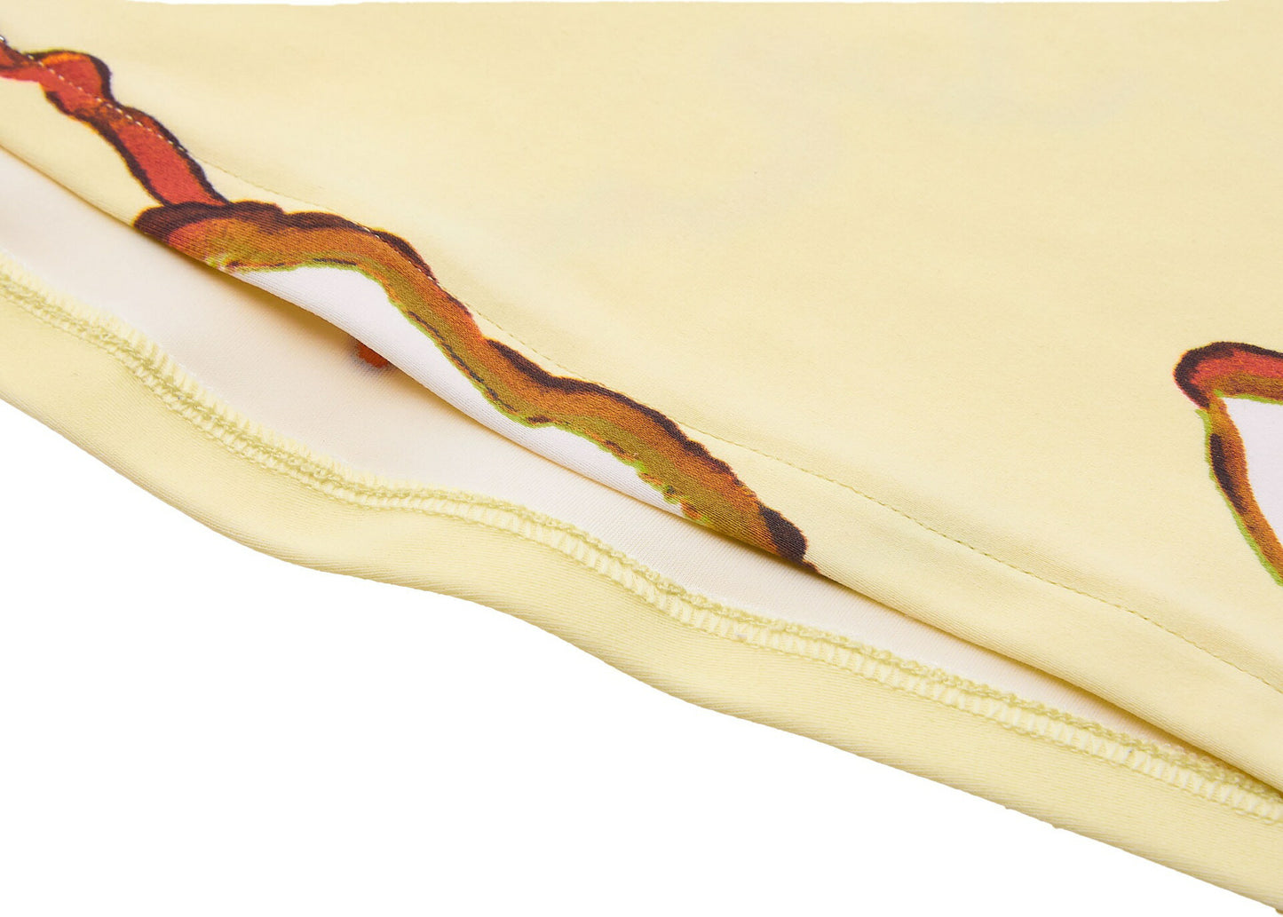 CHANEL T-Shirt, Coco Mark Total Pattern, Short Sleeve, Cotton, Yellow, Gold-Tone Hardware, Pre-Owned - Vintage La Charme