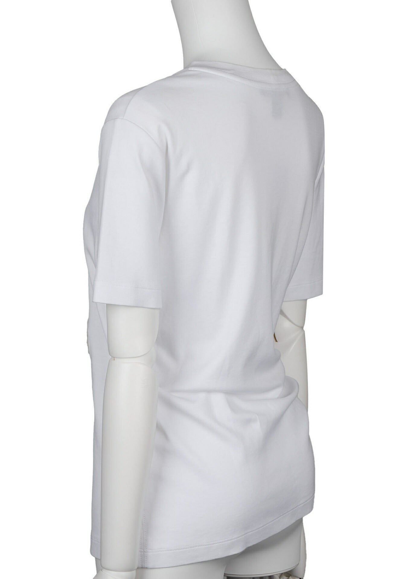 Louis Vuitton T-Shirt Cut-and-Sew, Cotton, White, Silver-Tone Hardware, Pre-Owned - Vintage La Charme