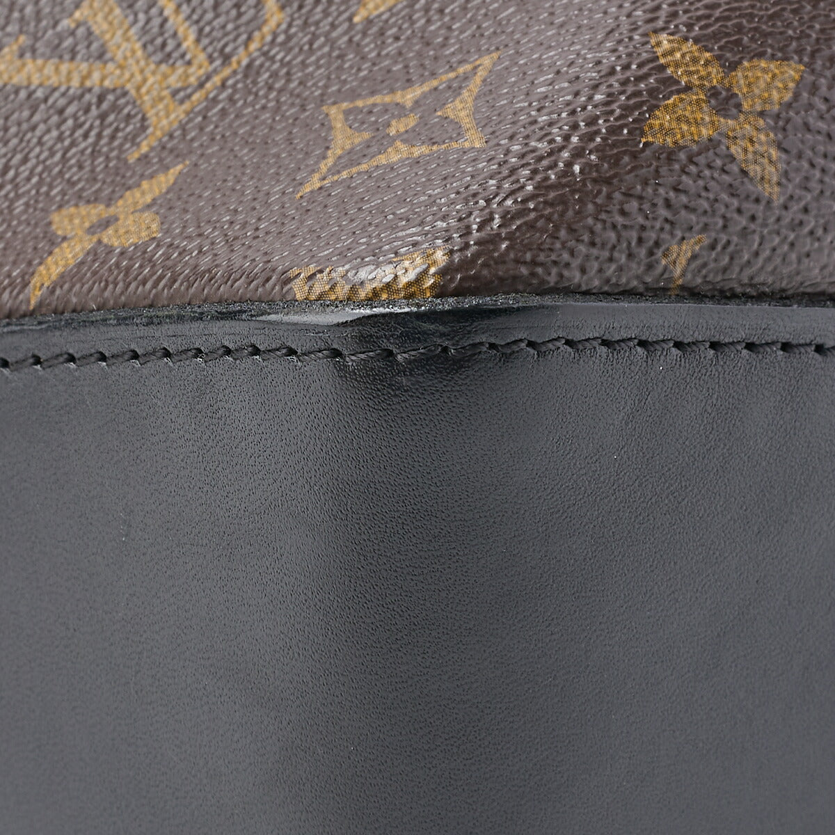 Louis Vuitton Shoulder Bag, Monogram Macassar, PVC Leather, Black, Silver-Tone Hardware, Pre-Owned - Vintage La Charme
