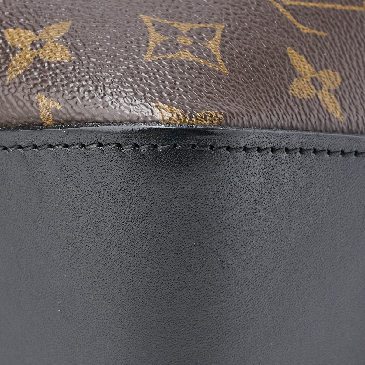 Louis Vuitton Shoulder Bag, Monogram Macassar, PVC Leather, Black, Silver-Tone Hardware, Pre-Owned - Vintage La Charme