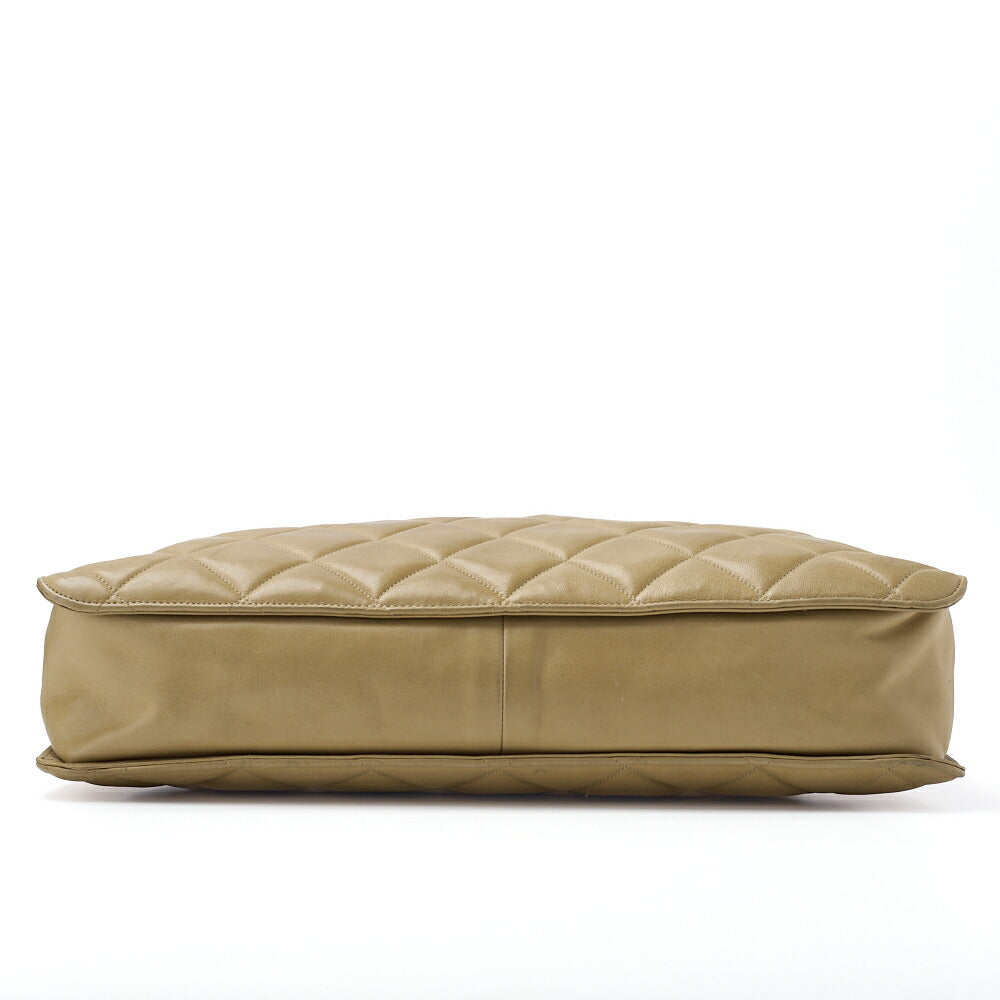 CHANEL Shoulder Bag, Matelasse Coco Charm, Lambskin, Beige, Gold-Tone Hardware, Pre-Owned - Vintage La Charme