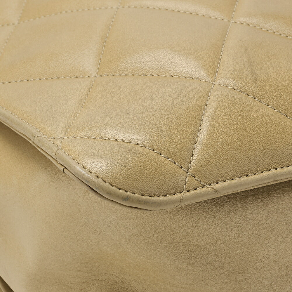 CHANEL Shoulder Bag, Matelasse Coco Charm, Lambskin, Beige, Gold-Tone Hardware, Pre-Owned - Vintage La Charme
