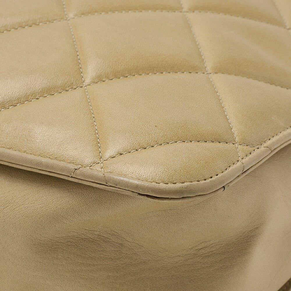 CHANEL Shoulder Bag, Matelasse Coco Charm, Lambskin, Beige, Gold-Tone Hardware, Pre-Owned - Vintage La Charme