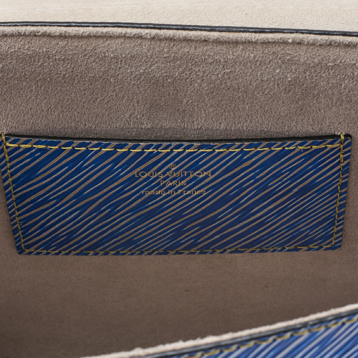 Louis Vuitton Shoulder Bag, Epi Twist MM, Chain Shoulder, Epi Leather, Denim Light, Silver-Tone Hardware, Pre-Owned - Vintage La Charme