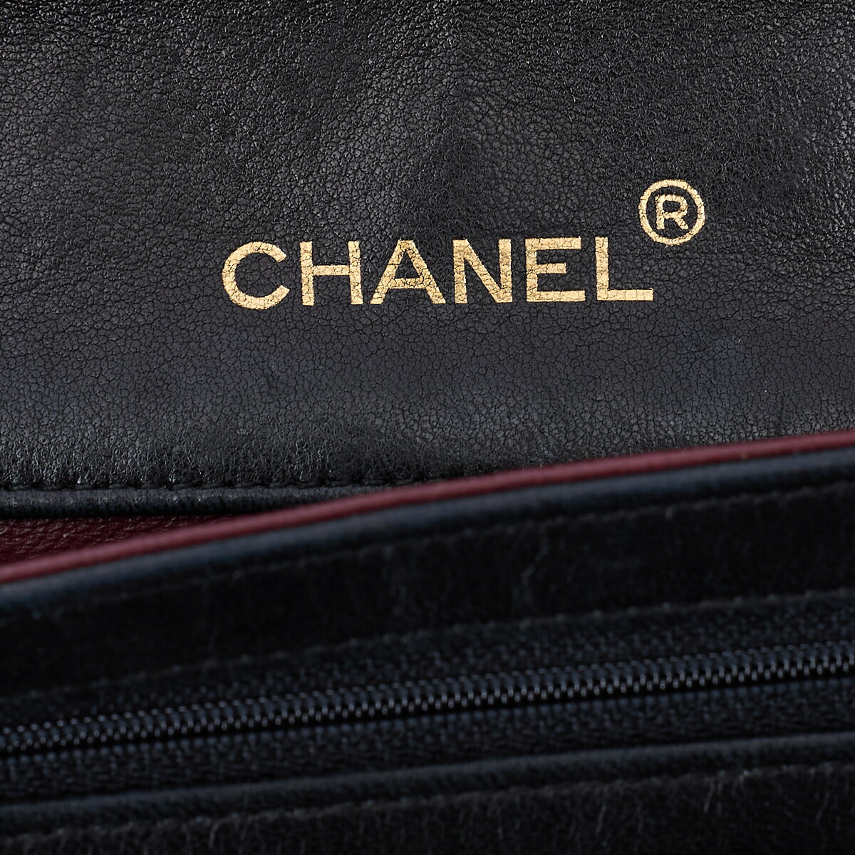 CHANEL Shoulder Bag, Matelasse, Lambskin, Black, Gold-Tone Hardware, Pre-Owned - Vintage La Charme