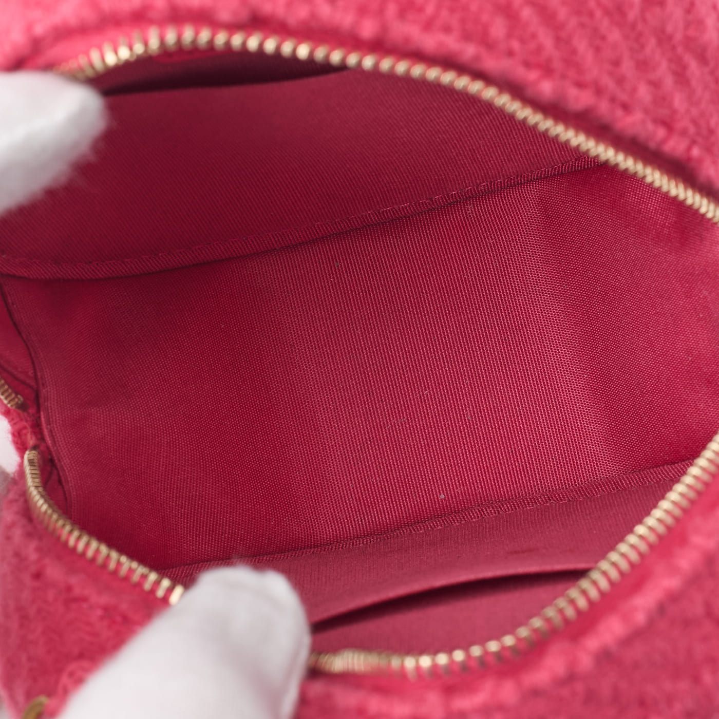 CHANEL 19 Matelasse Chain Shoulder Tote Bag Tweed Pink Gold-Tone Hardware Pre-Owned - Vintage La Charme