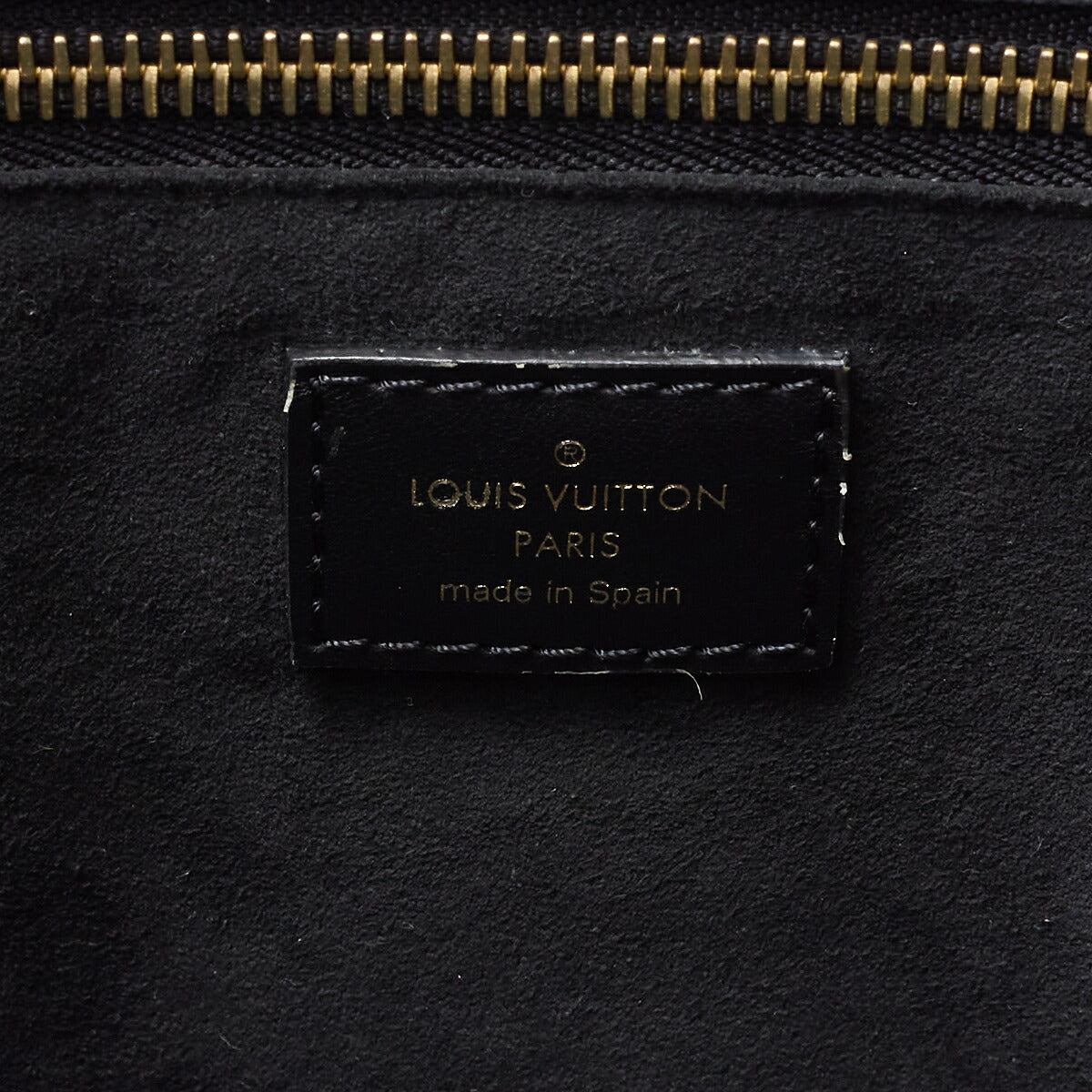 Louis Vuitton Tote Bag Monogram Unplant Nevaful MM Leather Noir Gold-Tone Hardware Pre-Owned - Vintage La Charme