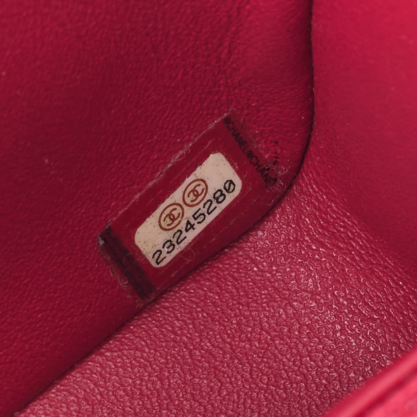 CHANEL Mini Shoulder Bag, Matelasse, Turn Lock, Lambskin, Red, Gold-Tone Hardware, Pre-Owned - Vintage La Charme