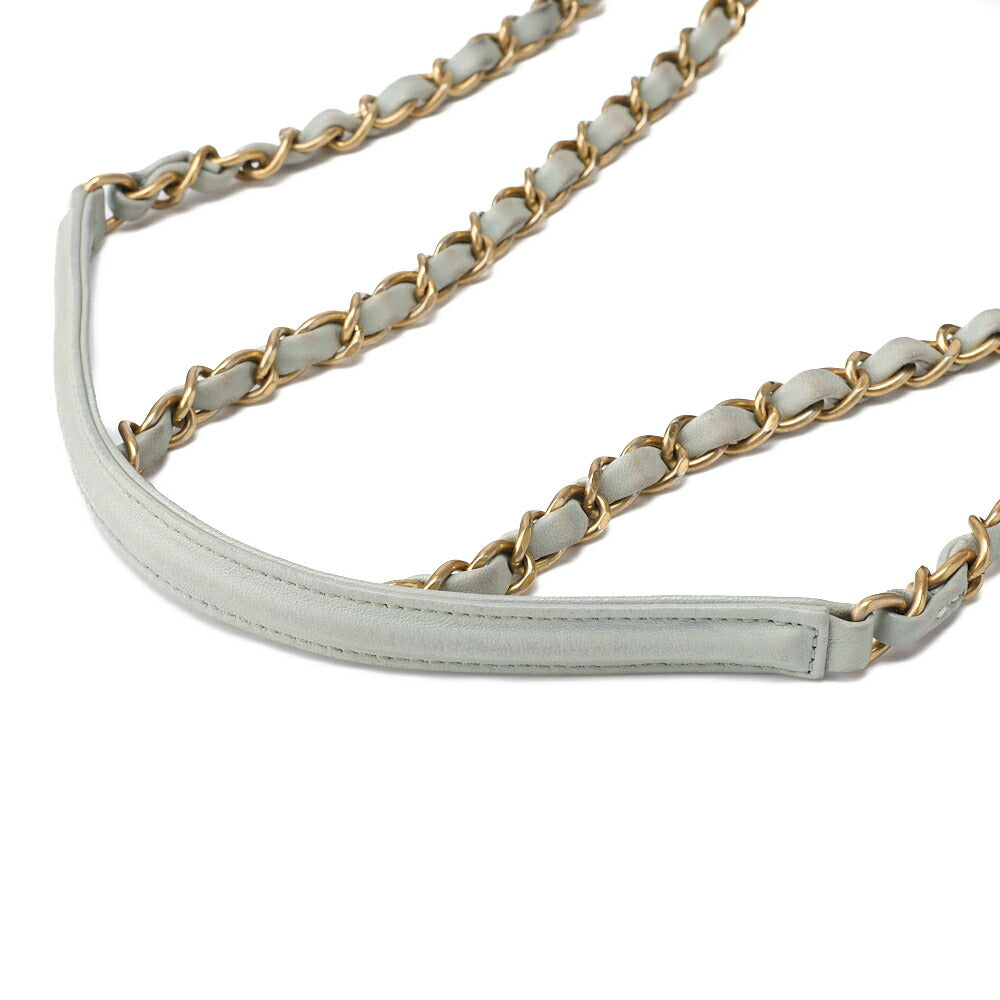CHANEL Shoulder Bag, Matelasse Design, Chain Shoulder, Lambskin, Black, Gold-Tone Hardware, Pre-Owned - Vintage La Charme