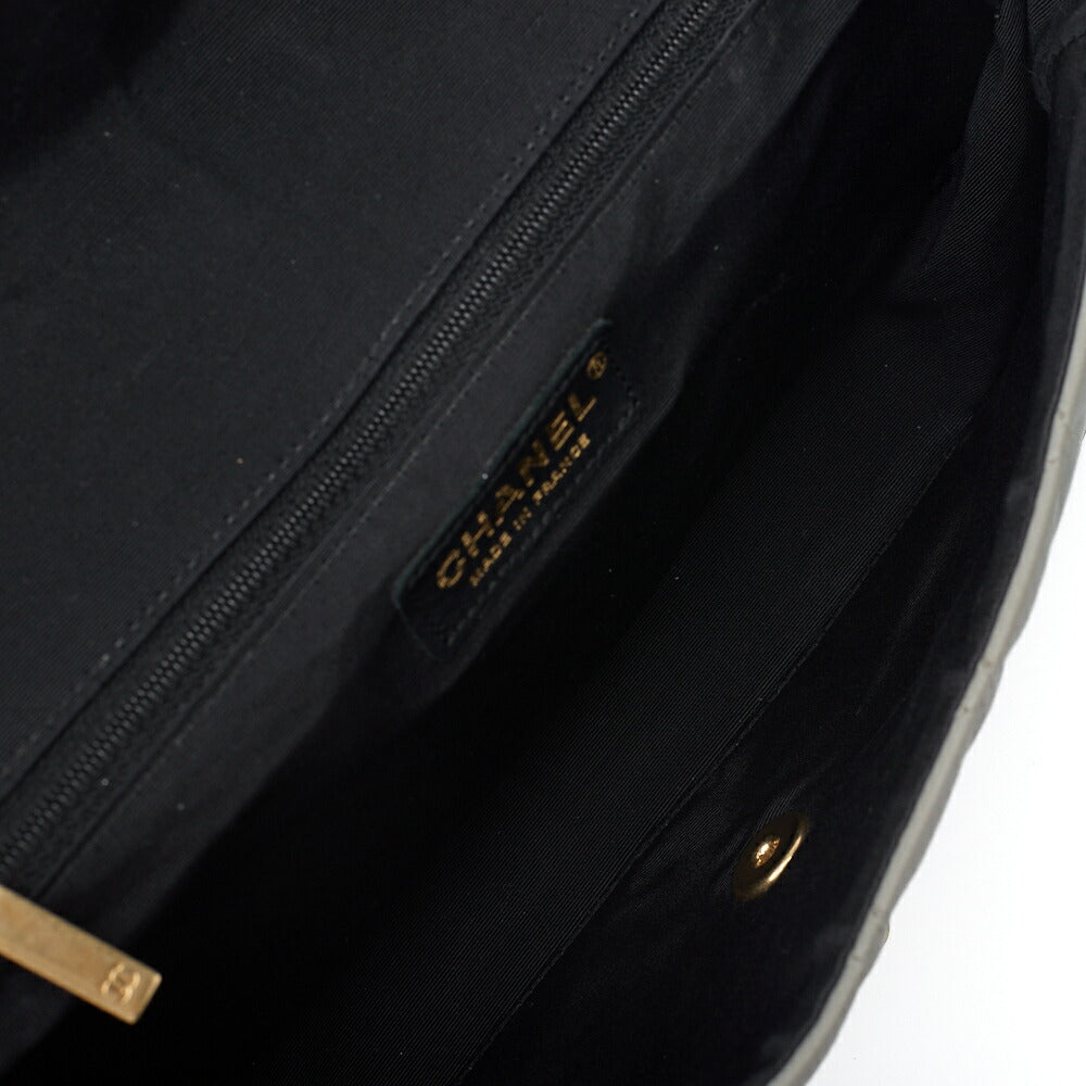 CHANEL Shoulder Bag, Matelasse Design, Chain Shoulder, Lambskin, Black, Gold-Tone Hardware, Pre-Owned - Vintage La Charme