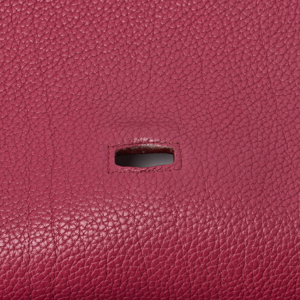 HERMES Gypsiere 34 Shoulder Bag, Tryon Clemence, Tosca, Silver-Tone Hardware, Pre-Owned - Vintage La Charme
