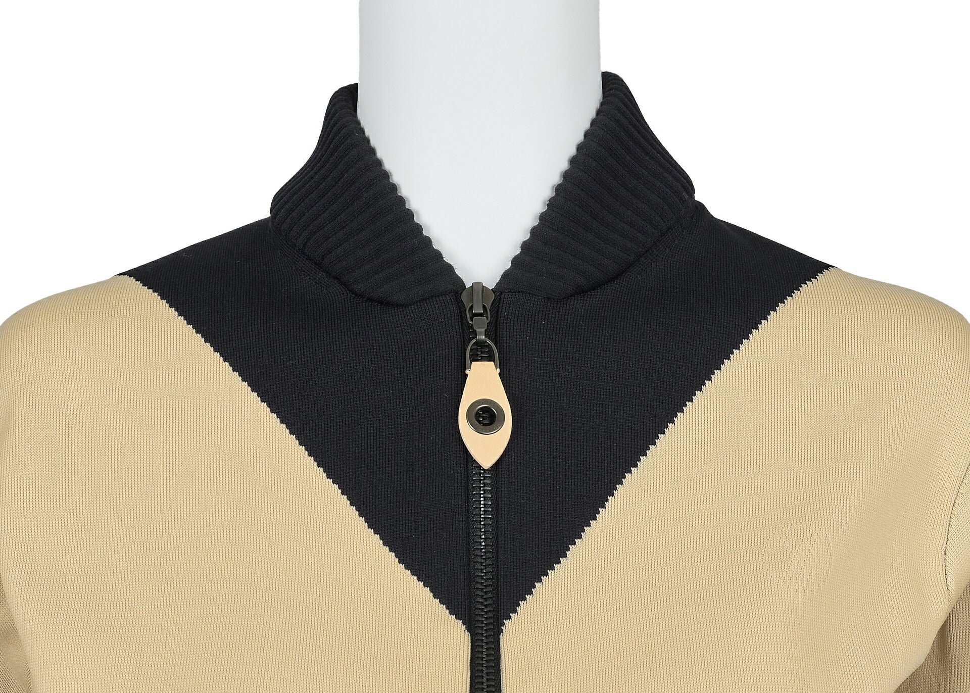 Louis Vuitton Dress, Monogram Knit, Long Sleeve, Nylon, Beige, Pre-Owned - Vintage La Charme