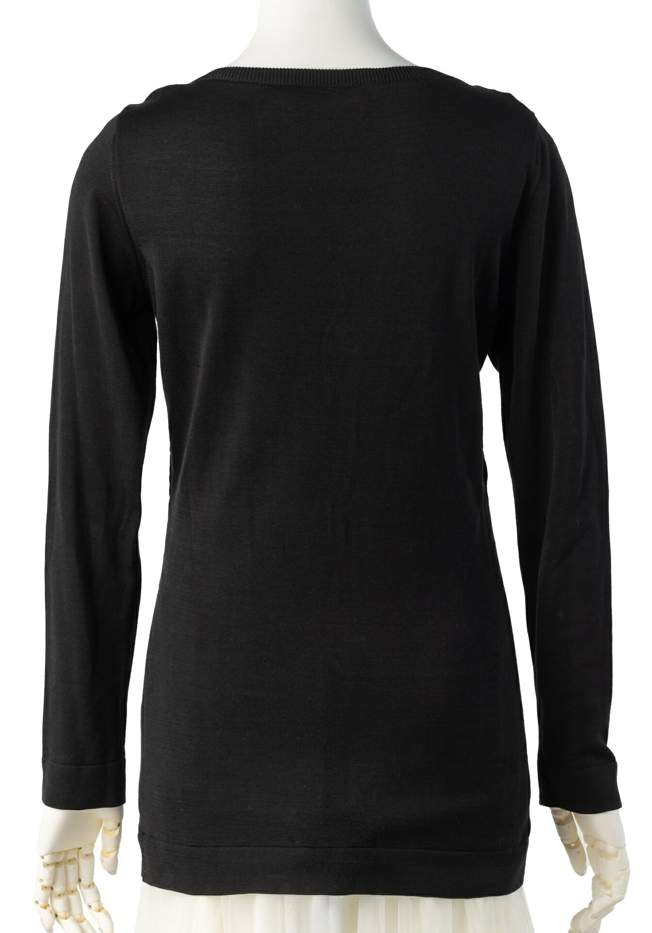 CHANEL Cardigan, Coco Button, Long Sleeve, Knit, Black, Gold-Tone Hardware, Pre-Owned - Vintage La Charme