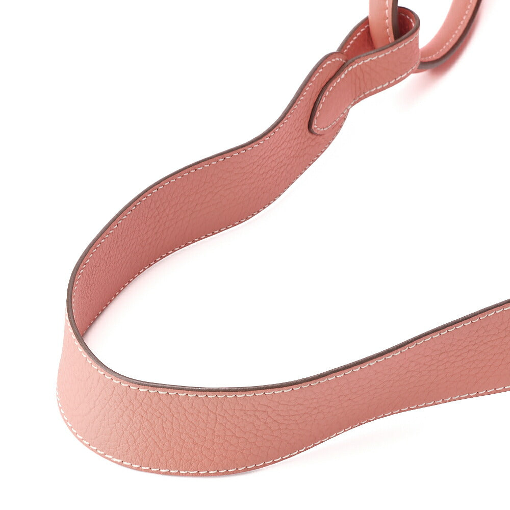 HERMES Lindy 34 Shoulder Bag, Tryon Clemence, Crevette, Silver-Tone Hardware, Pre-Owned - Vintage La Charme