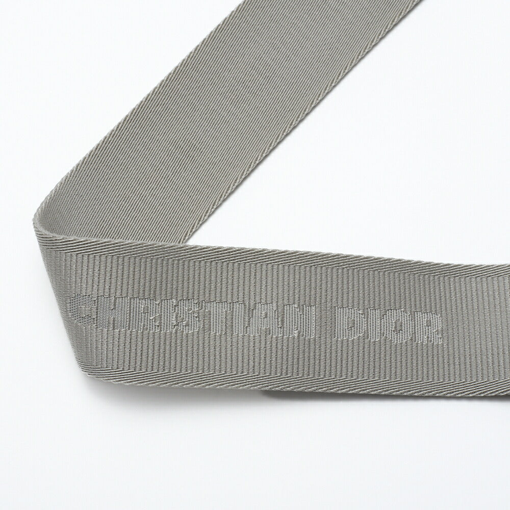 Dior Saddle Bag, Jacquard Trotter, Canvas, White, Silver-Tone Hardware, Pre-Owned - Vintage La Charme