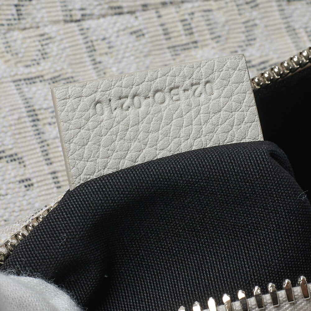 Dior Saddle Bag, Jacquard Trotter, Canvas, White, Silver-Tone Hardware, Pre-Owned - Vintage La Charme