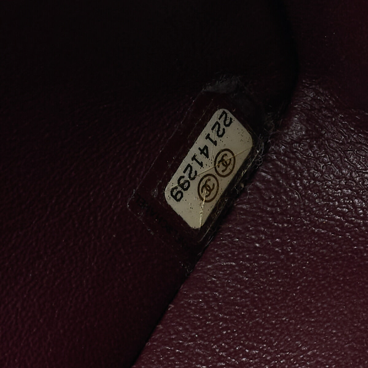 CHANEL Shoulder Bag, Push Lock, Wave Stitch, Lambskin Canvas, Navy, Gold-Tone Hardware, Pre-Owned - Vintage La Charme