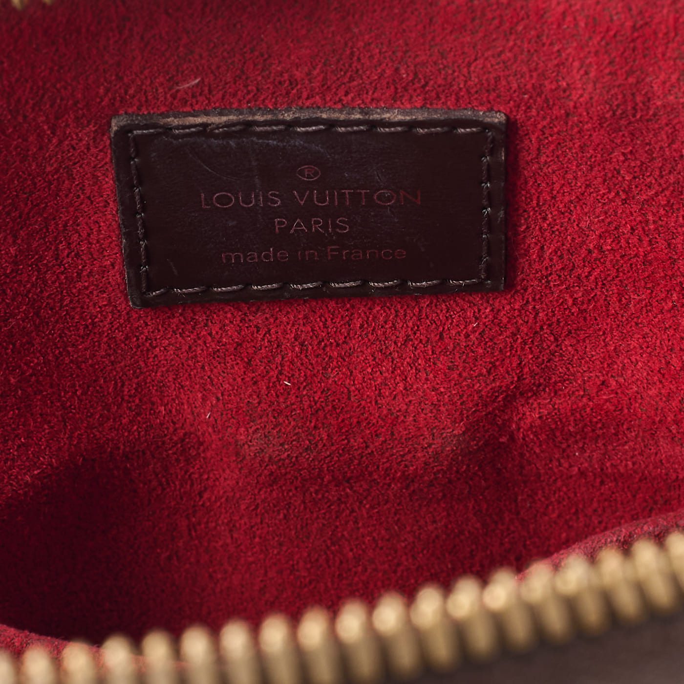 Louis Vuitton Tote Bag, Damier Trevi PM, Damier Ébène, Canvas, Brown, Gold-Tone Hardware, Pre-Owned - Vintage La Charme