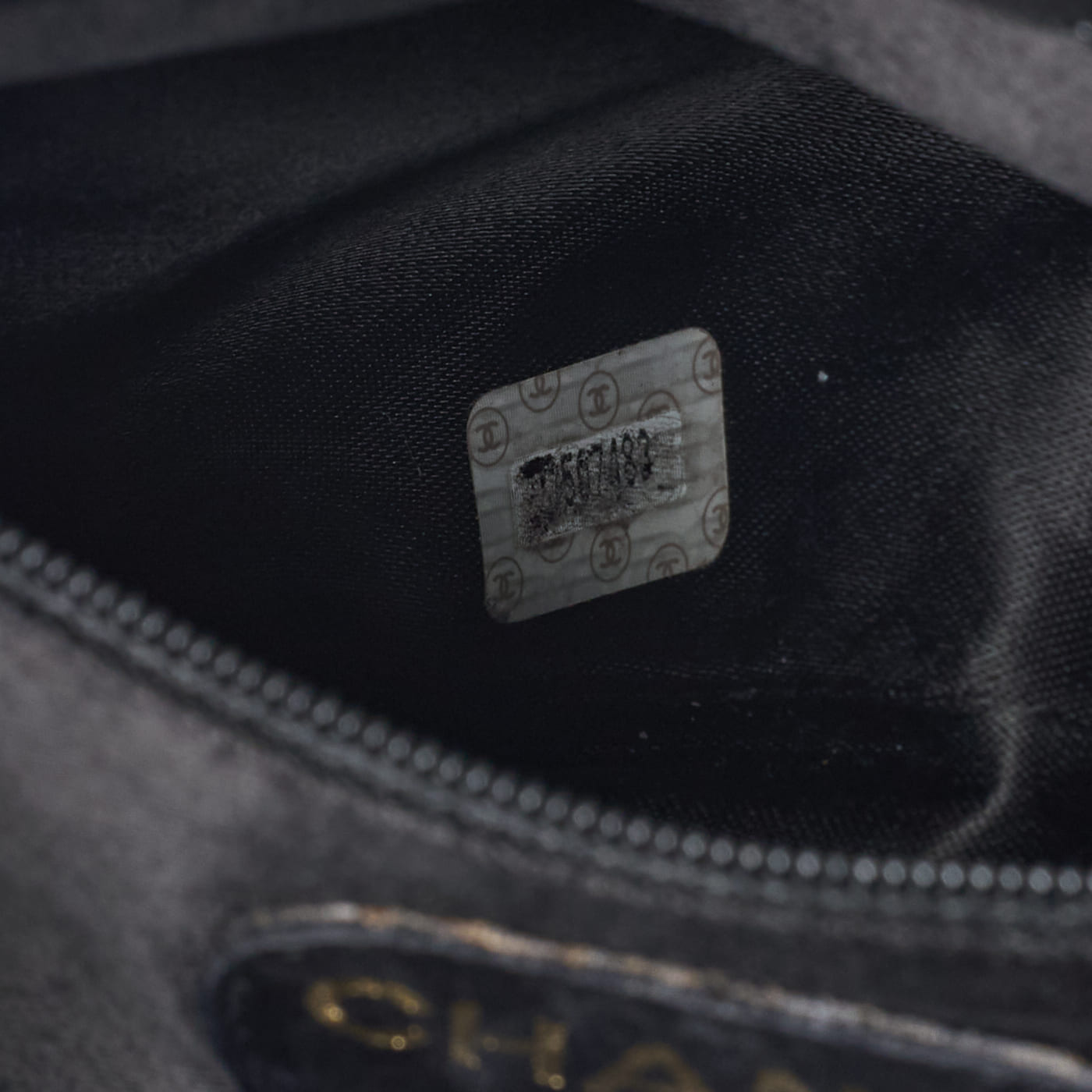 CHANEL Chain Backpack Bag, Matelasse, Lambskin, Black, Gold-Tone Hardware, Pre-Owned - Vintage La Charme