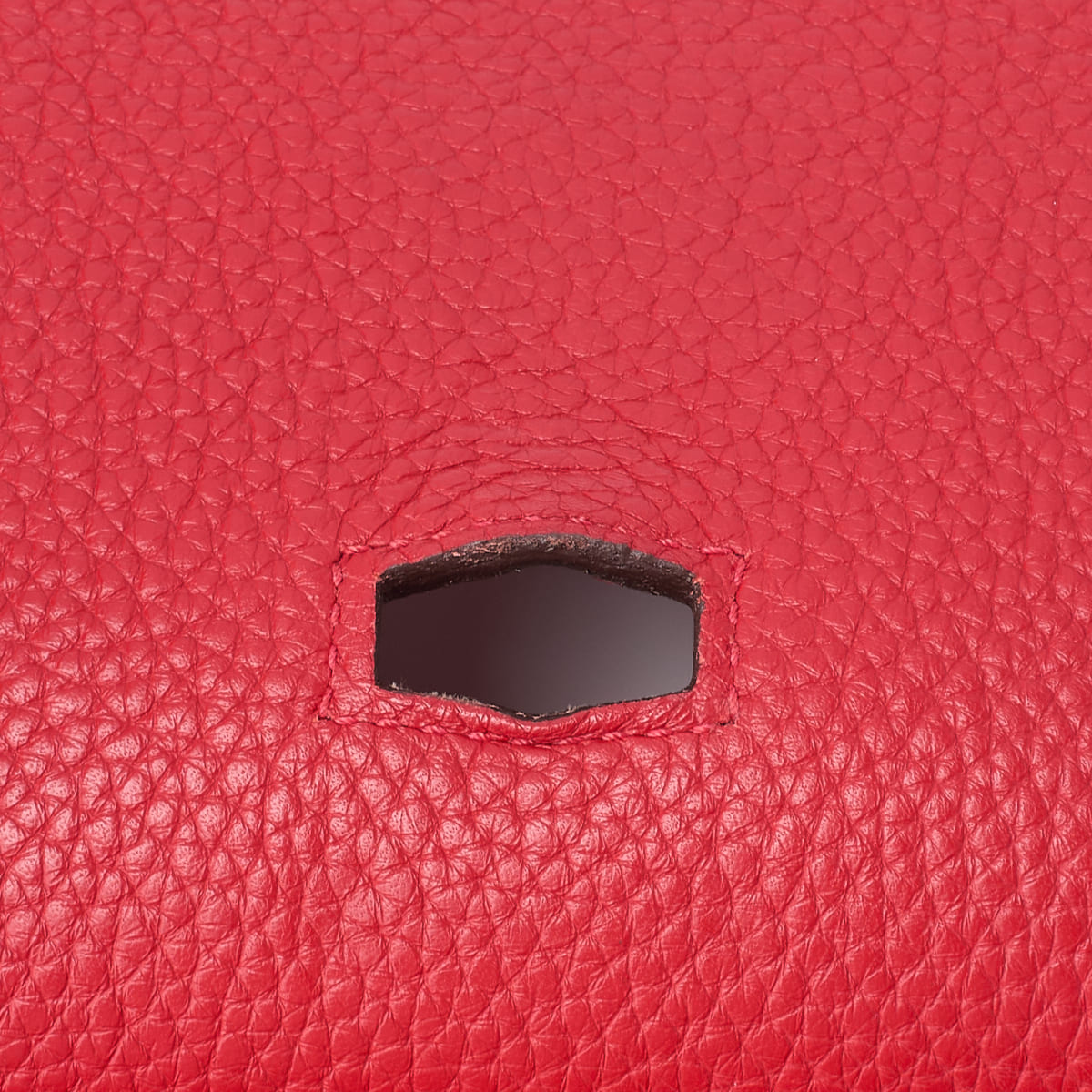 HERMES Gypsiere 31 Shoulder Bag Tryon Clemence Rouge Casaque Silver-Tone Hardware Pre-Owned - Vintage La Charme