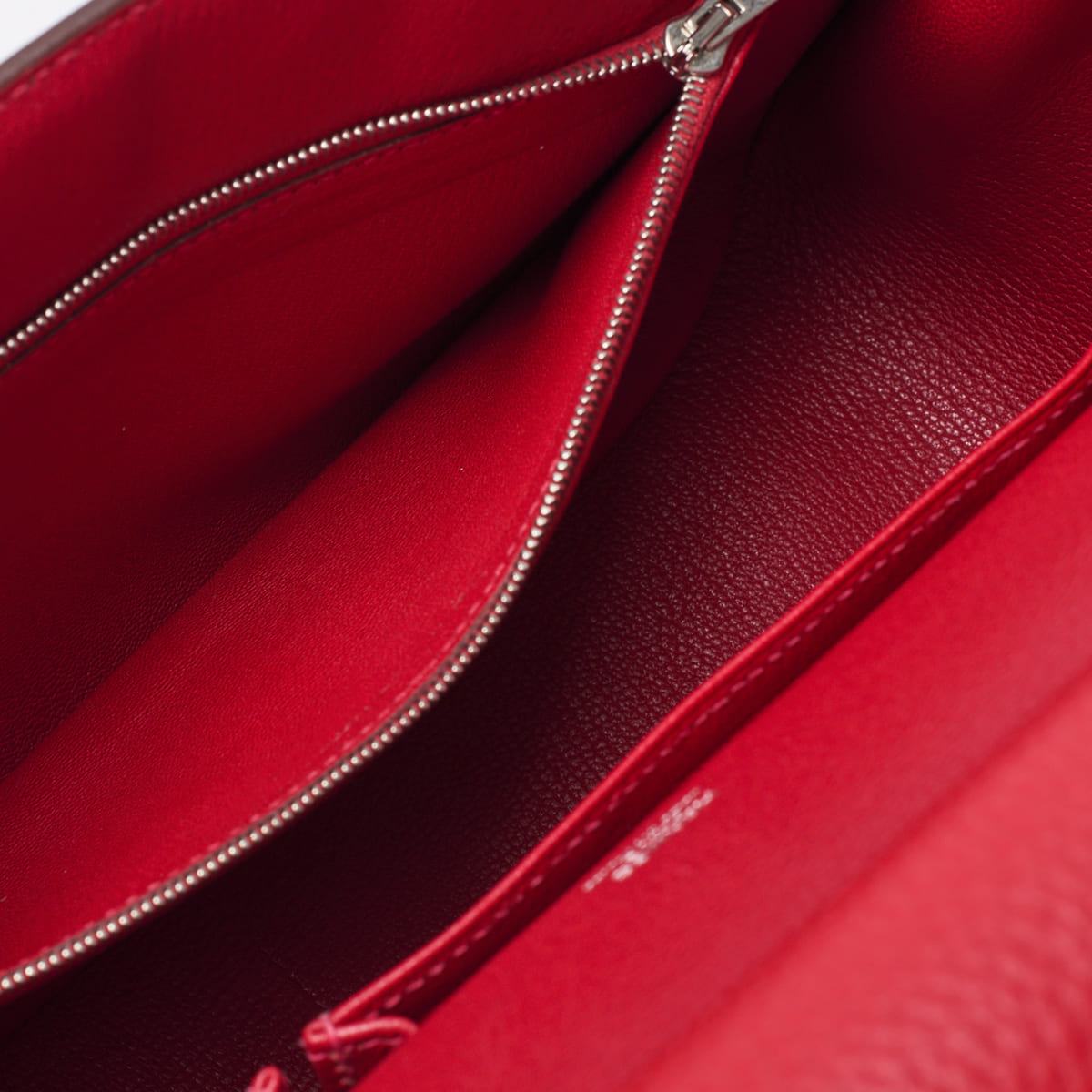 HERMES Gypsiere 31 Shoulder Bag Tryon Clemence Rouge Casaque Silver-Tone Hardware Pre-Owned - Vintage La Charme