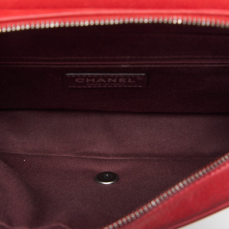 CHANEL Mini Shoulder Bag, Matelasse Turn Lock Chain Shoulder, Vintage Calf, Black, Silver-Tone Hardware, Pre-Owned - Vintage La Charme