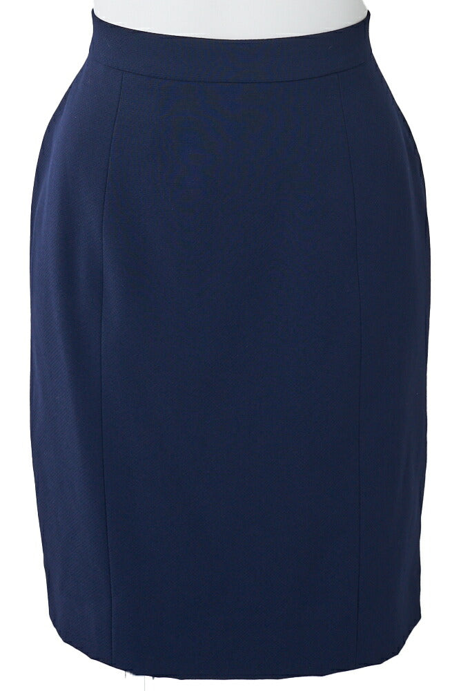 CHANEL Jacket Skirt Set, Coco Button, Wool, Navy, Gold-Tone Hardware, Pre-Owned - Vintage La Charme