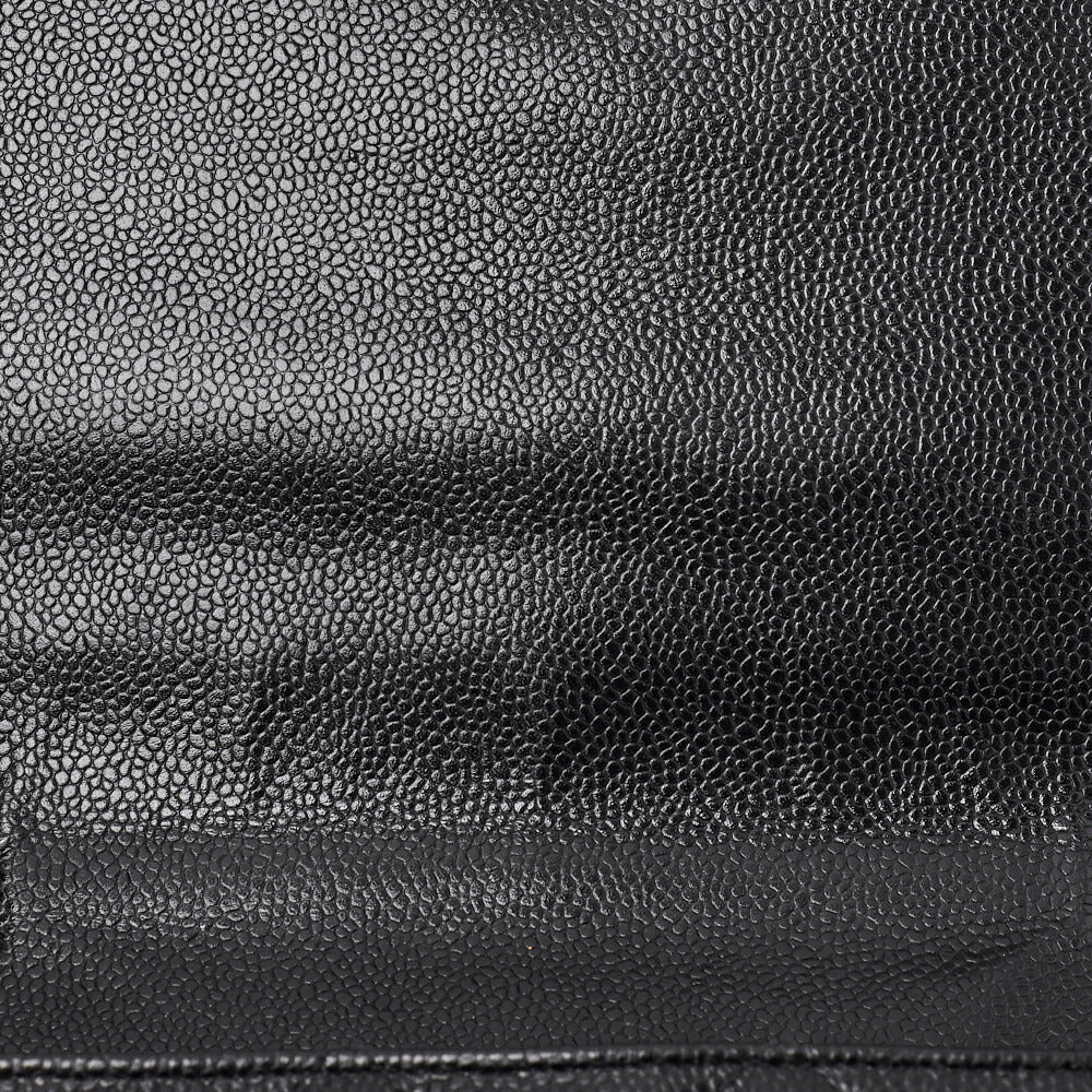CHANEL Shoulder Bag, Deca Matelasse, Coco Chain Shoulder, Caviar Skin, Black, Gold-Tone Hardware, Pre-Owned - Vintage La Charme