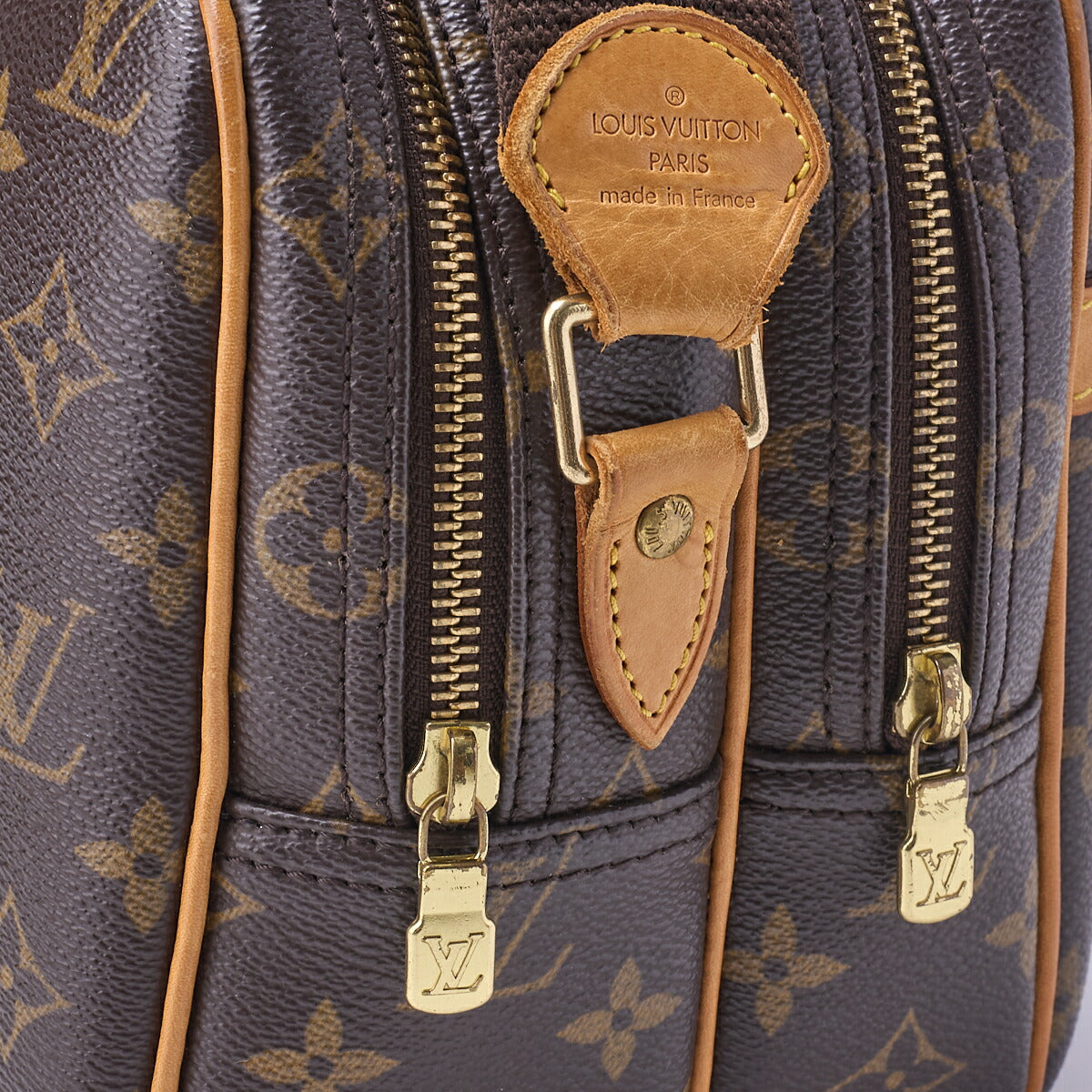 Louis Vuitton Shoulder Bag, Monogram Reporter PM, Brown, Gold-Tone Hardware, Pre-Owned - Vintage La Charme