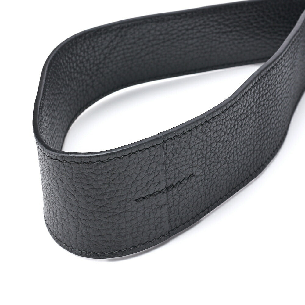 HERMES Sack Colorado GM Shoulder Bag Liège Canvas Black Silver-Tone Hardware Pre-Owned - Vintage La Charme