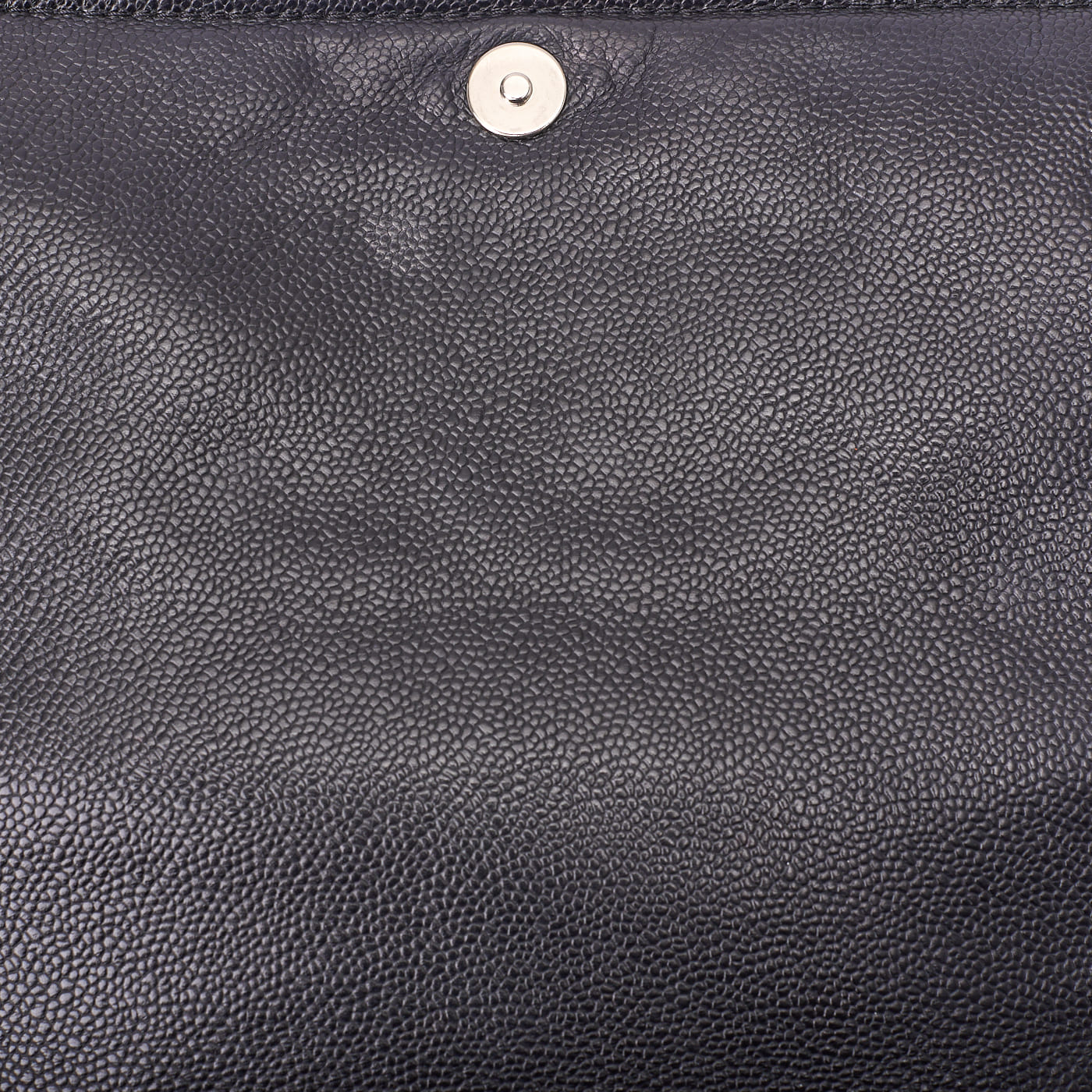 CHANEL Tote Bag Matelasse Coco Mark Chain Shoulder Soft Caviar Skin Black Silver-Tone Hardware Pre-Owned - Vintage La Charme