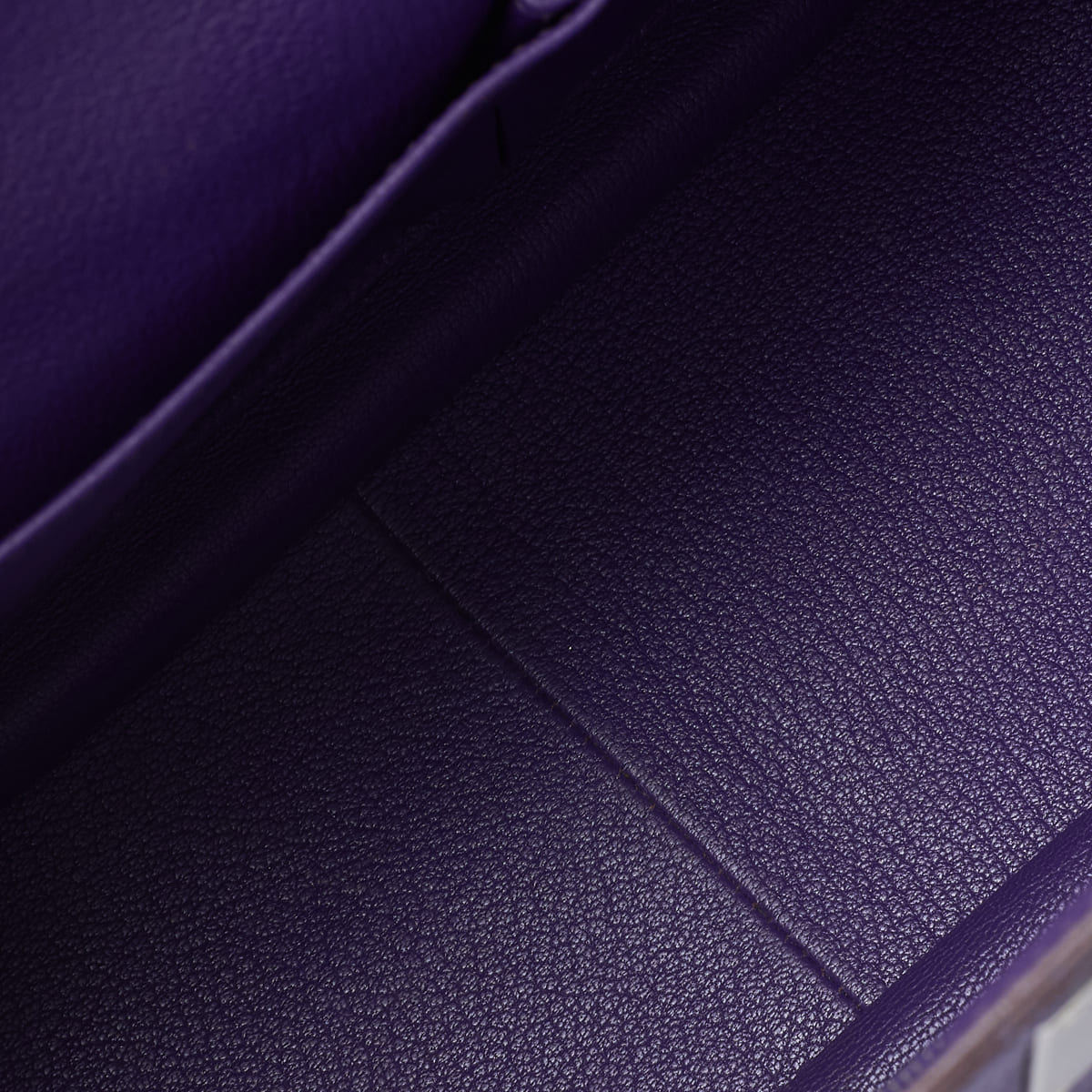 HERMES Gypsiere 34 Shoulder Bag Tryon Clemence Ultraviolet Silver-Tone Hardware Pre-Owned - Vintage La Charme