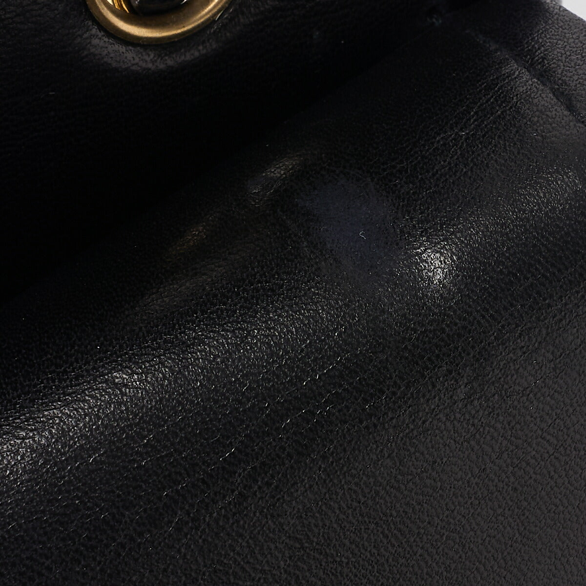 CHANEL Shoulder Bag, Matelasse Double Flap, Lambskin, Black, Gold-Tone Hardware, Pre-Owned - Vintage La Charme