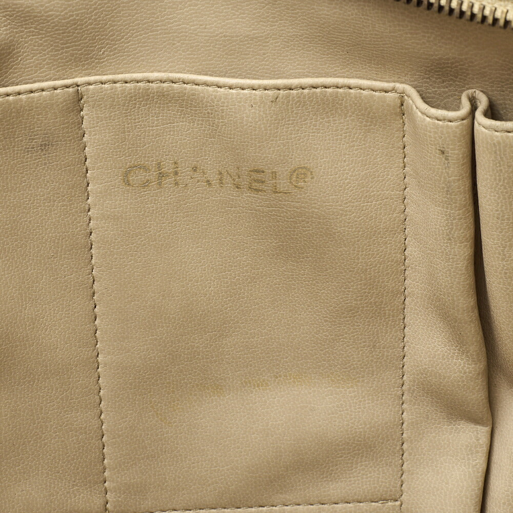 CHANEL Shoulder Bag, Matelasse Coco Charm, Lambskin, Beige, Gold-Tone Hardware, Pre-Owned - Vintage La Charme