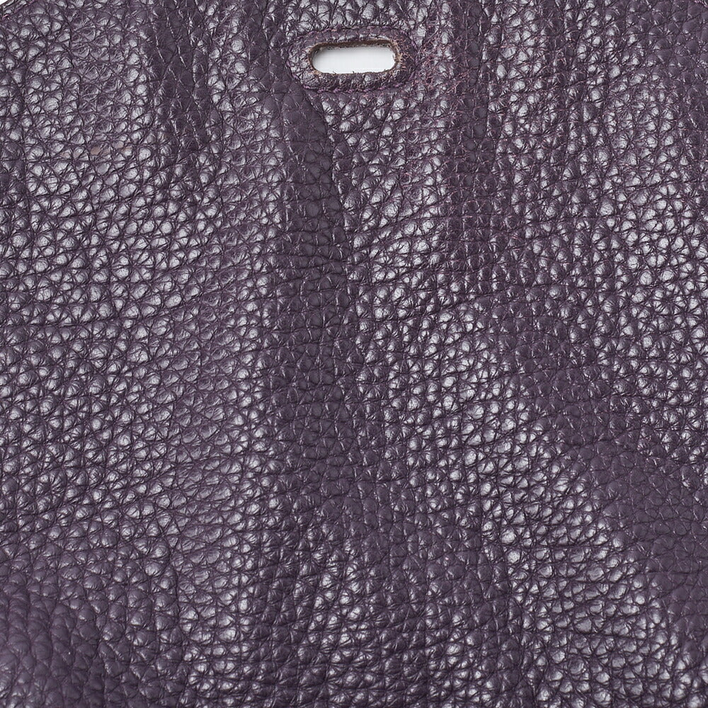 HERMES Lindy 30 2WAY Shoulder Bag Tryon Clemence Raisin Gold-Tone Hardware Pre-Owned - Vintage La Charme