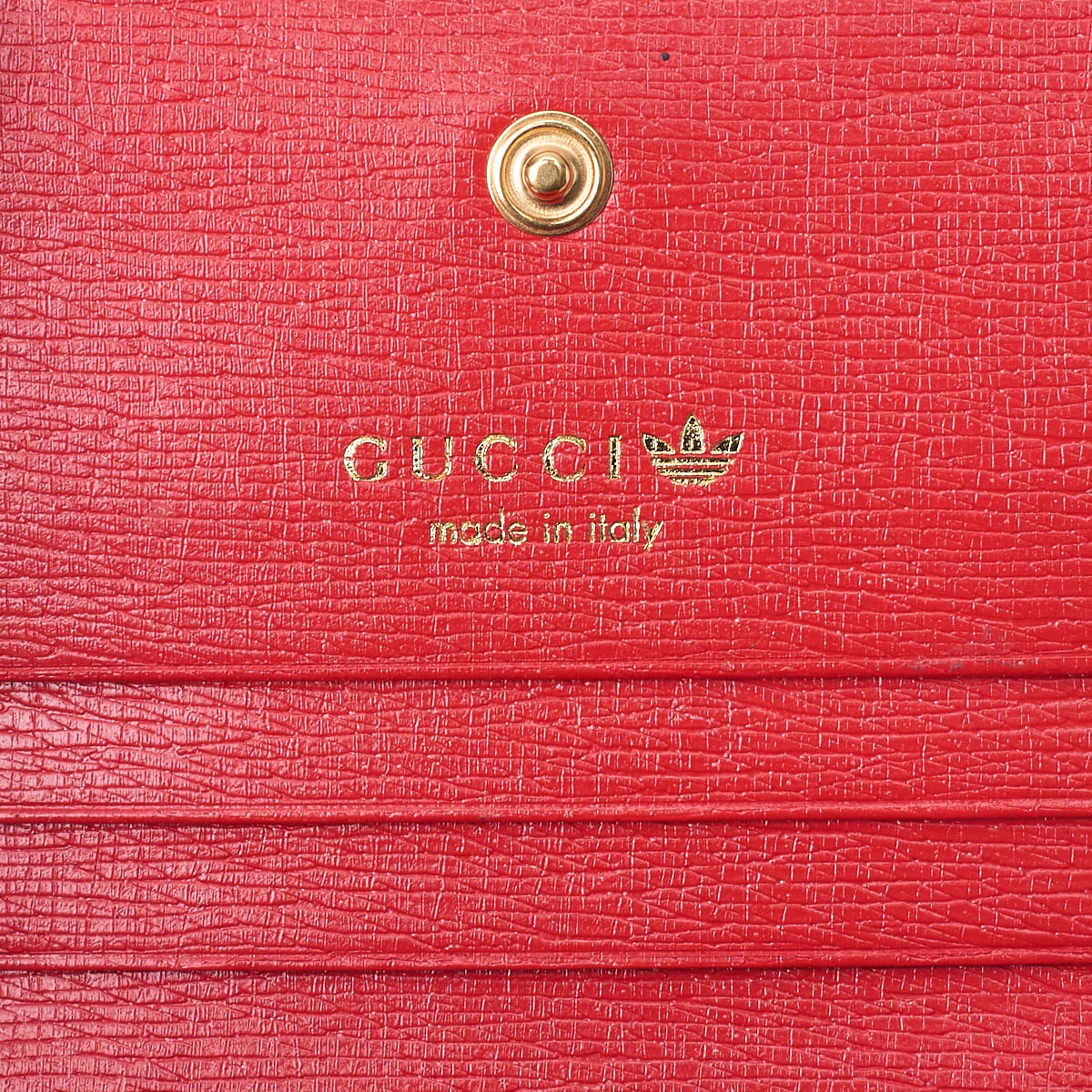 Gucci Adidas Horsebit Shoulder Wallet, Leather, Red, Gold-Tone Hardware, Pre-Owned - Vintage La Charme