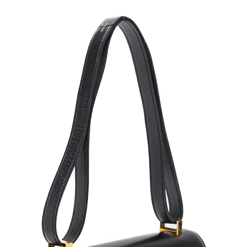HERMES Constance 23 Shoulder Bag, Box Calf, Black, Gold-Tone Hardware, Pre-Owned - Vintage La Charme