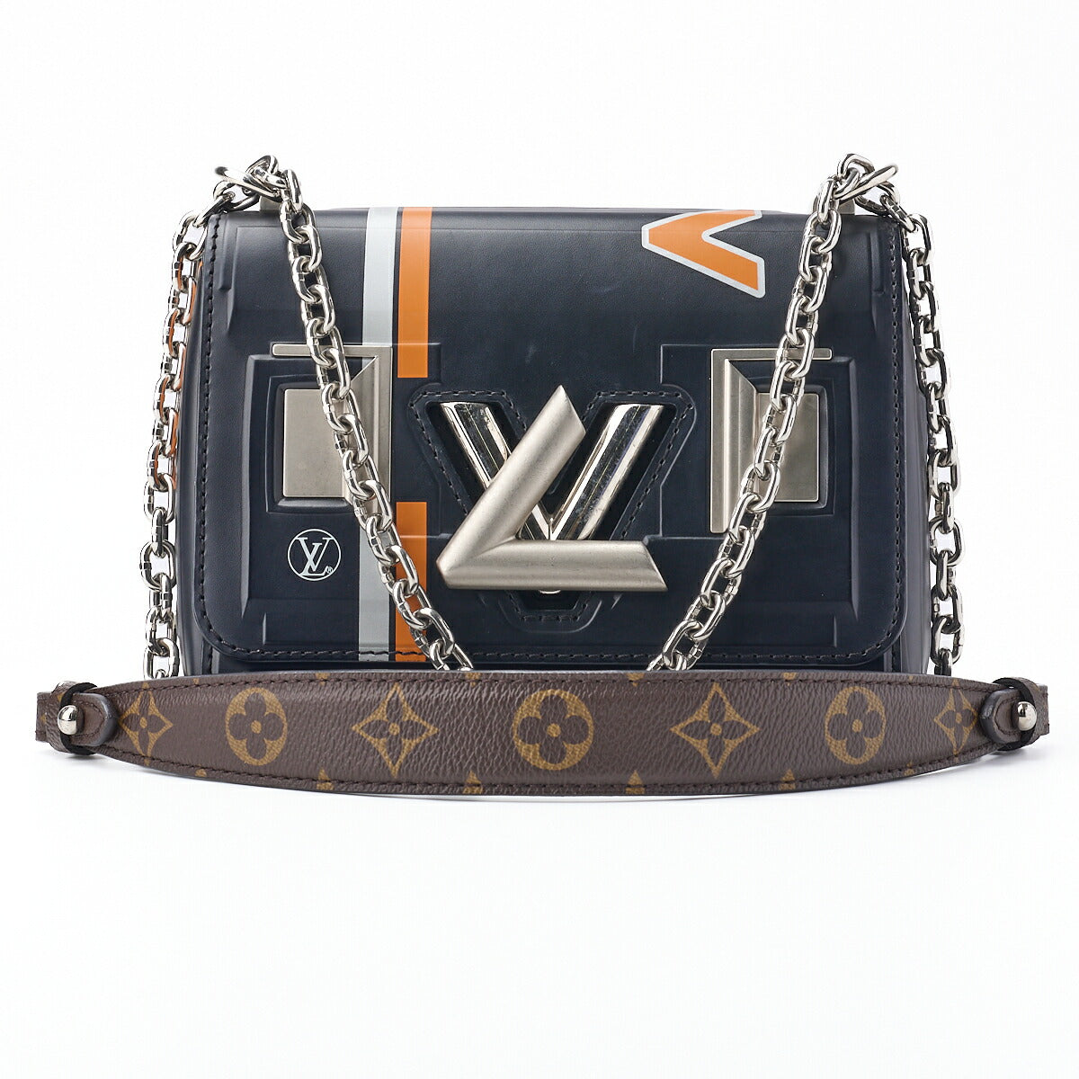 Louis Vuitton Shoulder Bag, Epi Twist PM, Chain Shoulder, Leather, Multicolor, Silver-Tone Hardware, Pre-Owned - Vintage La Charme