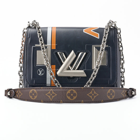 Louis Vuitton Shoulder Bag, Epi Twist PM, Chain Shoulder, Leather, Multicolor, Silver-Tone Hardware, Pre-Owned - Vintage La Charme