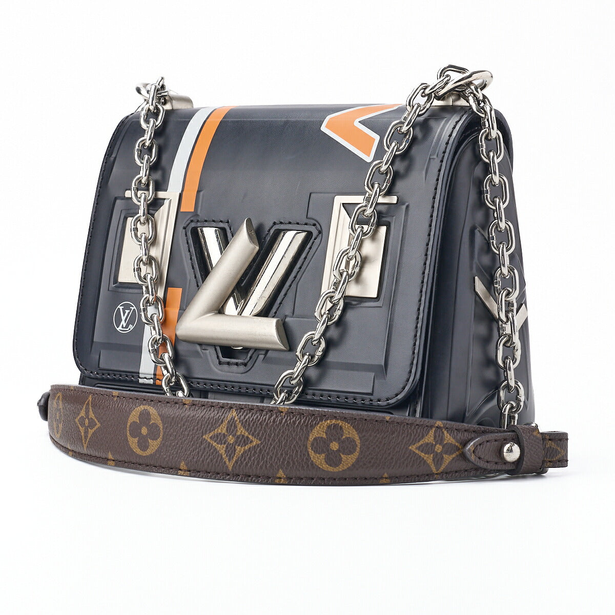 Louis Vuitton Shoulder Bag, Epi Twist PM, Chain Shoulder, Leather, Multicolor, Silver-Tone Hardware, Pre-Owned - Vintage La Charme