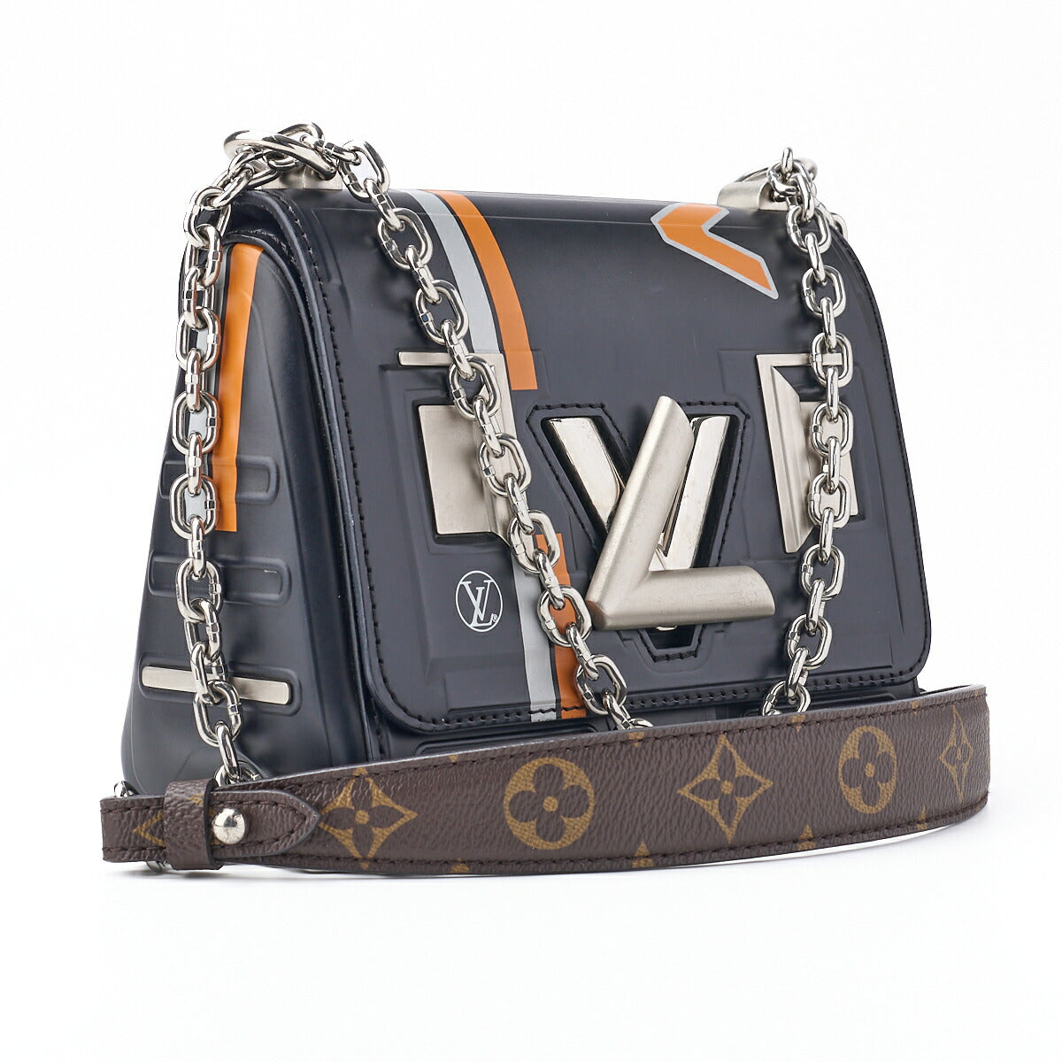 Louis Vuitton Shoulder Bag, Epi Twist PM, Chain Shoulder, Leather, Multicolor, Silver-Tone Hardware, Pre-Owned - Vintage La Charme