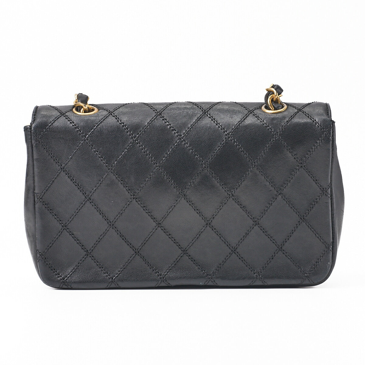 CHANEL Shoulder Bag, Decacoco Push Lock, Matelasse, Lambskin, Black, Gold-Tone Hardware, Pre-Owned - Vintage La Charme