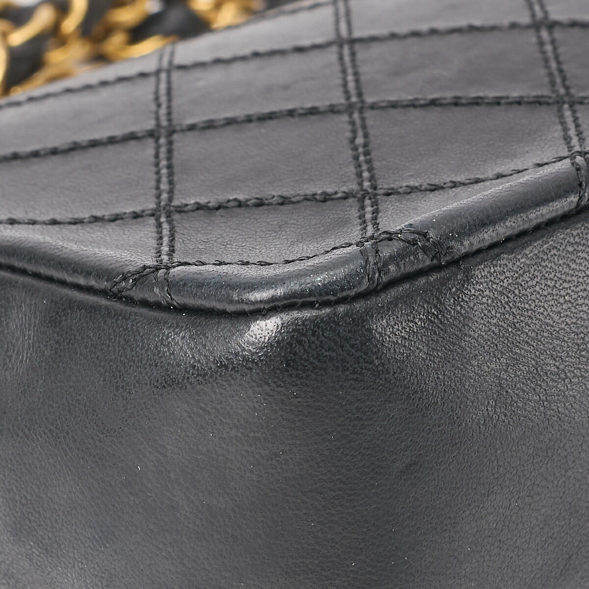 CHANEL Shoulder Bag, Decacoco Push Lock, Matelasse, Lambskin, Black, Gold-Tone Hardware, Pre-Owned - Vintage La Charme