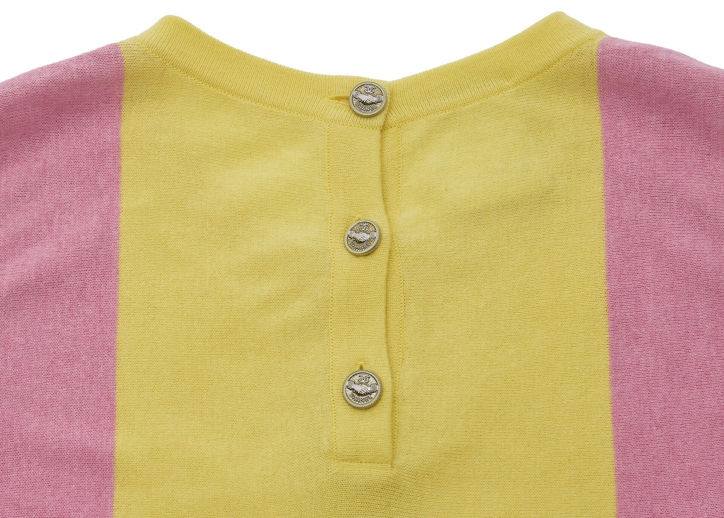 CHANEL One Piece Top Skirt, Logo Patch, Cotton Cashmere Blend, Multicolor, Gold-Tone Hardware, Pre-Owned - Vintage La Charme